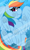 Size: 480x800 | Tagged: safe, artist:jen-neigh, imported from derpibooru, rainbow dash, pegasus, pony, against glass, cute, dashabetes, female, glass, head turn, looking at you, mare, phone wallpaper, solo, spread wings, turned head, underhoof, wallpaper, wings