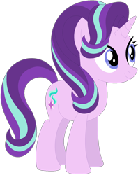 Size: 1024x1292 | Tagged: safe, artist:ra1nb0wk1tty, imported from derpibooru, starlight glimmer, pony, unicorn, female, mare, simple background, smiling, solo, transparent background, vector