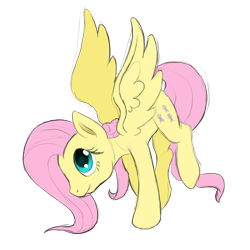 Size: 1500x1500 | Tagged: safe, artist:theshadowstone, imported from derpibooru, fluttershy, pegasus, pony, female, flying, mare, simple background, smiling, solo, transparent background