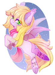 Size: 752x1029 | Tagged: safe, artist:cabbage-arts, imported from derpibooru, oc, oc only, bat pony, pony, bat pony oc, commissioner:parallelwave, female, solo