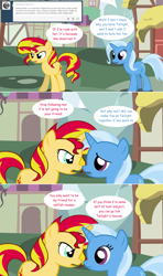 Size: 1280x2168 | Tagged: safe, artist:hakunohamikage, imported from derpibooru, sunset shimmer, trixie, pony, unicorn, ask-princesssparkle, angry, ask, comic, female, mare, tumblr