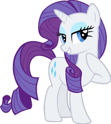 Size: 845x945 | Tagged: safe, artist:j-pinkie, imported from derpibooru, rarity, pony, unicorn, female, mare, ms paint, simple background, smiling, solo, transparent background, vector