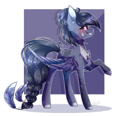 Size: 1765x1677 | Tagged: safe, artist:huirou, imported from derpibooru, oc, oc only, oc:olive, pegasus, pony, female, mare, solo