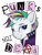 Size: 3797x5000 | Tagged: safe, alternate version, artist:partylikeanartist, imported from derpibooru, rarity, unicorn, it isn't the mane thing about you, absurd resolution, alternate clothes, alternate costumes, alternate hairstyle, anarchy, bust, clothes, design, diamonds, eyeshadow, female, jacket, looking away, looking up, makeup, portrait, punk, punk's not dead, raripunk, shirt design, short hair, simple background, smiling, smirk, solo, studs, text, transparent background