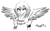 Size: 1535x967 | Tagged: safe, artist:sterks, imported from derpibooru, oc, oc only, oc:thorn, satyr, avenged sevenfold, devil horn (gesture), heavy metal, offspring, parent:fluttershy