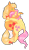 Size: 520x900 | Tagged: safe, artist:coldfangs, artist:cozygh0st, imported from derpibooru, applejack, fluttershy, earth pony, pegasus, pony, appleshy, duo, eyes closed, female, freckles, hug, lesbian, mare, shipping, sleeping