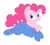 Size: 1495x1336 | Tagged: safe, artist:onlytheponies, artist:php66, deleted from derpibooru, imported from derpibooru, pinkie pie, rock solid friendship, chest fluff, clothes, footed sleeper, pajamas, ponytail, simple background, solo, white background