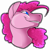 Size: 3700x3700 | Tagged: safe, artist:draikinator, artist:polyhexian, imported from derpibooru, pinkie pie, earth pony, pony, blue eyes, female, mare, simple background, smiling, transparent background