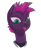 Size: 1800x2200 | Tagged: safe, artist:kovoranu, imported from derpibooru, tempest shadow, pony, my little pony: the movie, broken horn, bust, female, portrait, silly, silly pony, simple background, solo, tongue out, transparent background
