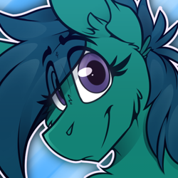 Size: 608x608 | Tagged: safe, artist:ralek, imported from derpibooru, oc, oc only, unnamed oc, pony, abstract background, avatar, looking at you, solo