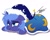 Size: 740x592 | Tagged: safe, artist:bluse, imported from derpibooru, princess luna, alicorn, pony, blanket, cute, female, filly, filly luna, floppy ears, hat, lunabetes, mare, morning ponies, nightcap, s1 luna, signature, simple background, solo, tired, white background, woona, younger