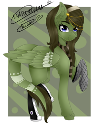 Size: 1681x2107 | Tagged: safe, artist:knaranayama, imported from derpibooru, oc, oc only, oc:hikari, pegasus, pony, augmented tail, female, mare, solo