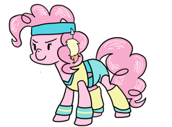 Size: 3000x2222 | Tagged: safe, artist:raptorfarts, imported from derpibooru, pinkie pie, earth pony, pony, 80s, female, solo