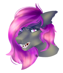 Size: 389x455 | Tagged: safe, artist:metro scrunch, imported from derpibooru, oc, oc only, oc:raven aura, pony, angry, bust, female, portrait, solo