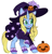 Size: 812x838 | Tagged: safe, artist:lolopan, artist:mynder, imported from derpibooru, oc, oc only, oc:art's desire, pony, unicorn, aside glance, clothes, costume, cute, female, green eyes, halloween, hat, holiday, jack-o-lantern, mare, pumpkin, raspberry, sideways glance, simple background, solo, tongue out, white background, witch, witch hat