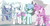 Size: 3439x1820 | Tagged: dead source, safe, artist:ccc, imported from derpibooru, double diamond, night glider, party favor, sugar belle, earth pony, pegasus, pony, unicorn, cute, double dawwmond, equal four, favorbetes, female, glideabetes, group, male, mare, pixiv, quartet, stallion, sugarbetes