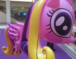 Size: 780x608 | Tagged: safe, imported from derpibooru, princess cadance, balloon, big eyes, bootleg, eye, eyes, faic, i've seen some shit, inflatable toy, irl, large eyes, large head, malaysia, mid-autumn festival, photo, solo, wat