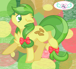 Size: 1024x920 | Tagged: safe, artist:seraphimstardust, deleted from derpibooru, imported from derpibooru, apple fritter, earth pony, pony, base used, chest fluff, female, looking at you, mare, raised leg, solo