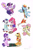 Size: 1370x2078 | Tagged: safe, artist:passigcamel, imported from derpibooru, applejack, fluttershy, pinkie pie, rainbow dash, rarity, starlight glimmer, twilight sparkle, alicorn, earth pony, pegasus, pony, unicorn, card, card game, clothes, cute, female, kite, korean, mane six, mare, simple background, twilight sparkle (alicorn)