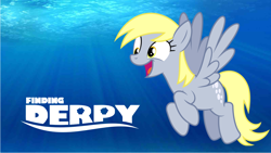 Size: 1166x656 | Tagged: safe, artist:dunialittlepony, imported from derpibooru, derpy hooves, finding dory, finding nemo, parody