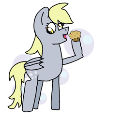 Size: 1000x1000 | Tagged: safe, artist:mlp0008, imported from derpibooru, derpy hooves, female, food, muffin, simple background, solo, transparent background