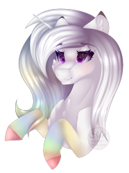 Size: 1297x1744 | Tagged: safe, artist:mauuwde, imported from derpibooru, oc, oc only, oc:stargaze, pony, unicorn, bust, female, mare, portrait, simple background, solo, transparent background