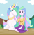 Size: 2576x2624 | Tagged: safe, artist:lovelygirlmusicer, imported from derpibooru, princess celestia, alicorn, pony, equestria girls, female, human ponidox, mare, principal celestia, self ponidox, style emulation, the last unicorn