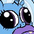 Size: 50x50 | Tagged: safe, artist:blanishna, artist:strawberryswirlinc, imported from derpibooru, trixie, pony, animated, chewing, eating, female, gif, gif for breezies, hey you, picture for breezies