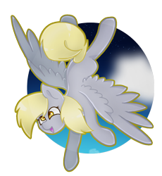 Size: 1000x1087 | Tagged: safe, artist:cloud-drawings, imported from derpibooru, derpy hooves, pegasus, pony, cloud, female, flying, mare, solo