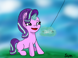 Size: 1196x889 | Tagged: safe, imported from derpibooru, starlight glimmer, pony, cute, kite