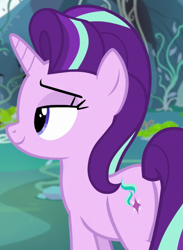 Size: 509x695 | Tagged: safe, imported from derpibooru, screencap, starlight glimmer, pony, to change a changeling, butt, cropped, lidded eyes, plot