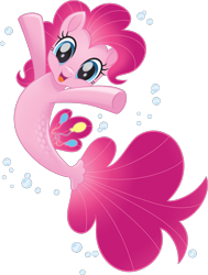 Size: 795x1052 | Tagged: safe, imported from derpibooru, pinkie pie, seapony (g4), my little pony: the movie, female, happy, looking at you, mare, official, scales, seaponified, seapony pinkie pie, simple background, smiling, smiling at you, solo, species swap, that pony sure does love being a seapony, transparent background, vector