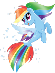 Size: 871x1152 | Tagged: safe, imported from derpibooru, rainbow dash, seapony (g4), my little pony: the movie, female, mare, seaponified, seapony rainbow dash, simple background, solo, species swap, transparent background