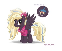 Size: 888x721 | Tagged: safe, artist:rebecca dart, imported from derpibooru, songbird serenade, pegasus, pony, my little pony: the movie, the art of my little pony: the movie, alternate design, clothes, coat markings, concept art, cutie mark, facial markings, female, shirt, solo, star (coat marking)