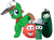 Size: 815x606 | Tagged: safe, imported from derpibooru, oc, oc only, oc:ian, pony, bob the tomato, hat, junior asparagus, larry the cucumber, necktie, veggietales