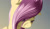 Size: 900x520 | Tagged: safe, artist:styroponyworks, imported from derpibooru, fluttershy, pony, bust, female, gradient background, indexed colors, lidded eyes, looking away, looking down, portrait, sad, solo, stray strand, wip