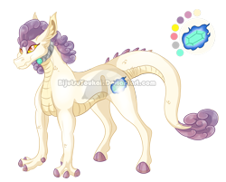 Size: 1150x925 | Tagged: safe, artist:bijutsuyoukai, imported from derpibooru, oc, oc only, oc:beryl buzz, dracony, hybrid, interspecies offspring, offspring, parent:fizzle, parent:sapphire shores, simple background, solo, transparent background