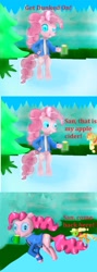 Size: 2000x5648 | Tagged: safe, artist:tranvybang123456789, imported from derpibooru, applejack, pinkie pie, apple cider, apple japyrus, cup, papyrus, papyrus (undertale), sans (undertale), sans pie, text, tree, undertale