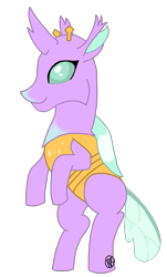 Size: 1287x2131 | Tagged: safe, artist:toothessthenightfury, imported from derpibooru, oc, oc only, changedling, changeling, simple background, solo, transparent background