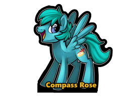 Size: 2100x1650 | Tagged: safe, artist:sciggles, imported from derpibooru, oc, oc only, oc:compass rose, pegasus, pony, badge, commission, male, simple background, solo, stallion, transparent background