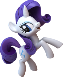 Size: 3873x4751 | Tagged: safe, artist:andrew hickinbottom, imported from derpibooru, rarity, pony, my little pony: the movie, 3d, female, simple background, solo, transparent background