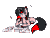 Size: 406x308 | Tagged: safe, artist:vincher, imported from derpibooru, oc, oc only, oc:vincher, pony, unicorn, animated, drawing, gif, glowing horn, horn, magic, prone, question mark, simple background, telekinesis, thinking, transparent background, unicorn oc