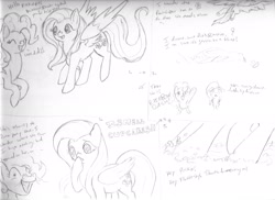 Size: 2332x1698 | Tagged: safe, artist:cvqt314, imported from derpibooru, fluttershy, pinkie pie, rainbow dash, comic, traditional art