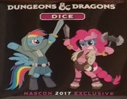 Size: 282x220 | Tagged: safe, imported from derpibooru, pinkie pie, rainbow dash, dungeons and dragons, hascon