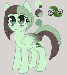 Size: 1947x2170 | Tagged: safe, artist:verawitch, deleted from derpibooru, imported from derpibooru, oc, oc only, oc:minty gale, pegasus, pony, female, mare, reference sheet, solo