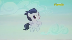 Size: 1223x681 | Tagged: safe, imported from derpibooru, screencap, rumble, pegasus, pony, marks and recreation, colt, male, solo