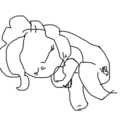 Size: 740x695 | Tagged: artist needed, source needed, safe, imported from derpibooru, pinkie pie, earth pony, pony, black and white, eyes closed, female, grayscale, mare, monochrome, simple background, sleeping, solo, white background