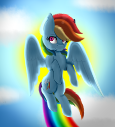 Size: 1000x1100 | Tagged: safe, artist:king-justin, imported from derpibooru, rainbow dash, pegasus, pony, female, mare, paint tool sai, solo