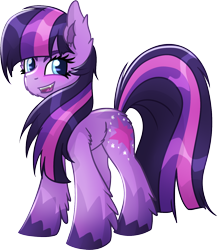 Size: 1130x1304 | Tagged: safe, artist:shad0w-galaxy, imported from derpibooru, twilight sparkle, earth pony, pony, leak, spoiler:g5, blushing, cheek fluff, discussion in the comments, ear fluff, earth pony twilight, fangs, female, fluffy, g5, g5 concept leak style, g5 concept leaks, leg fluff, looking at you, mare, open mouth, shoulder fluff, simple background, smiling, smirk, solo, transparent background, twilight sparkle (g5 concept leak), twilight sparkle (g5), unshorn fetlocks