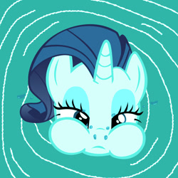 Size: 1008x1008 | Tagged: safe, artist:sb1991, imported from derpibooru, rarity, pony, unicorn, dunk, head, holding breath, lidded eyes, puffy cheeks, solo, underwater